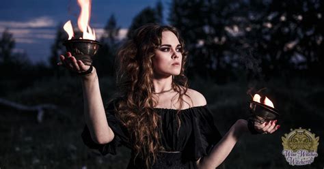 The witch with black magic